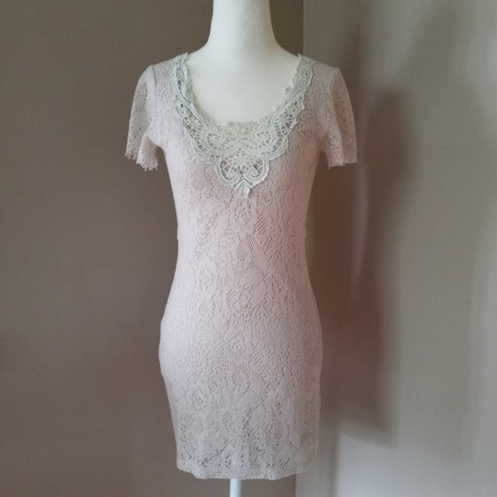 Urban Outfitters Kimchi Blue Lace Open Back Dress